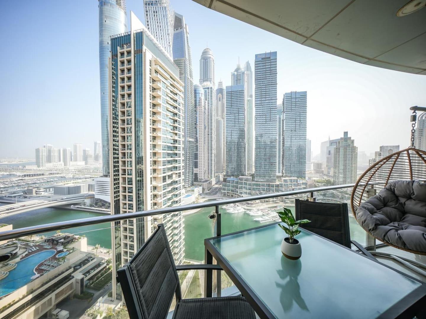 Deluxe 3 Bedroom With Marina & Sea View Dubai Eksteriør billede