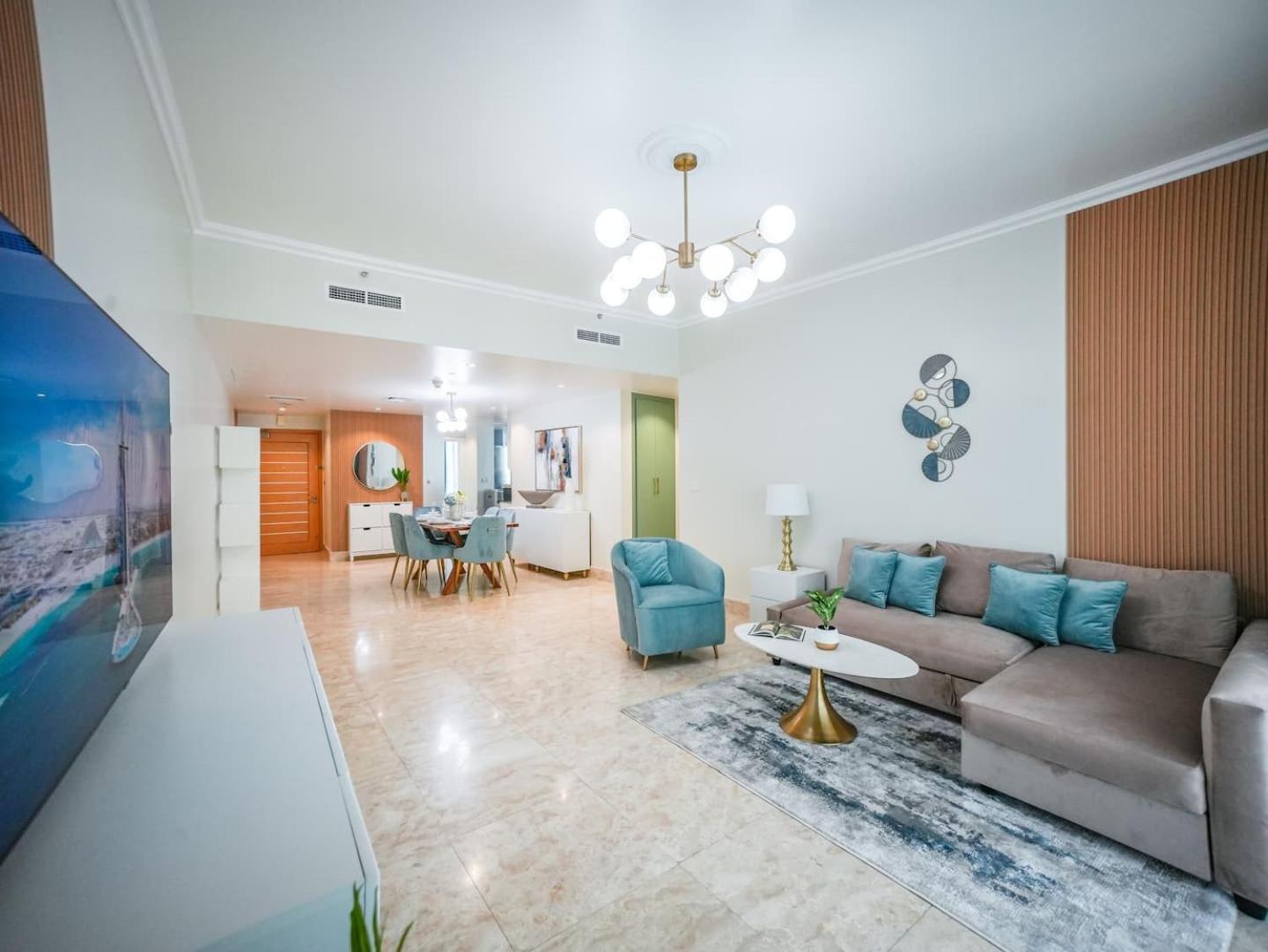Deluxe 3 Bedroom With Marina & Sea View Dubai Eksteriør billede