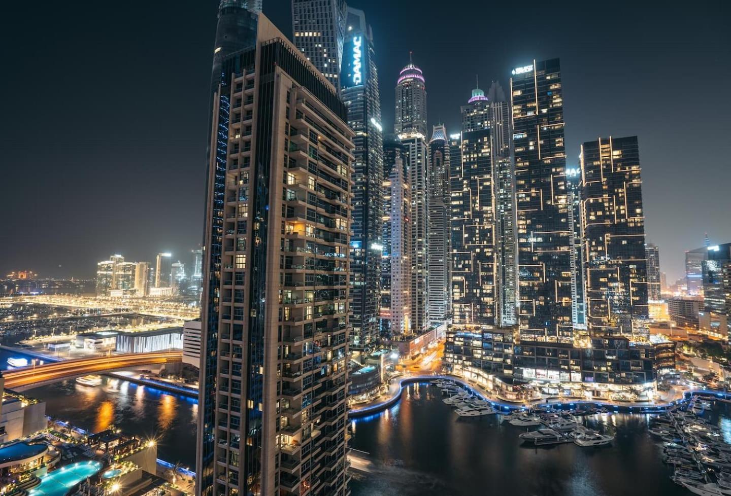 Deluxe 3 Bedroom With Marina & Sea View Dubai Eksteriør billede